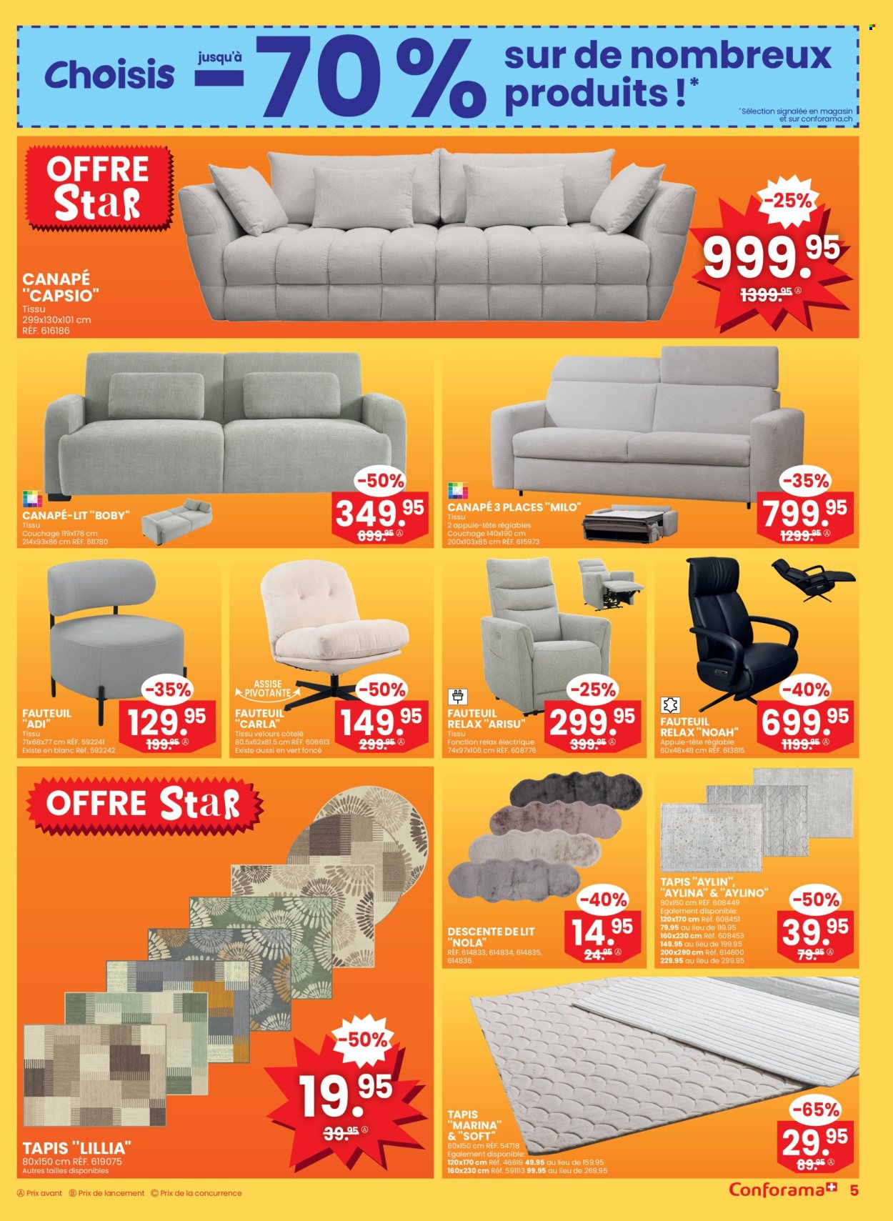 Volantino Conforama - 7.1.2026 - 20.1.2026. Pagina 5. Pagina 5