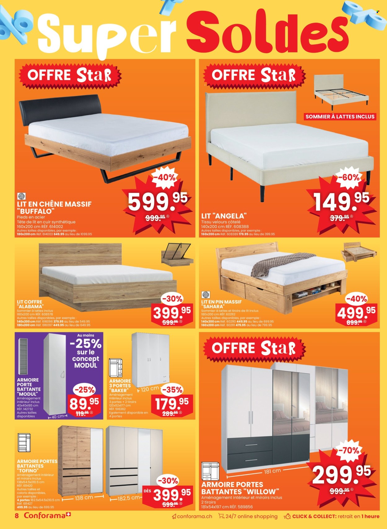 Volantino Conforama - 7.1.2026 - 20.1.2026. Pagina 8. Pagina 8