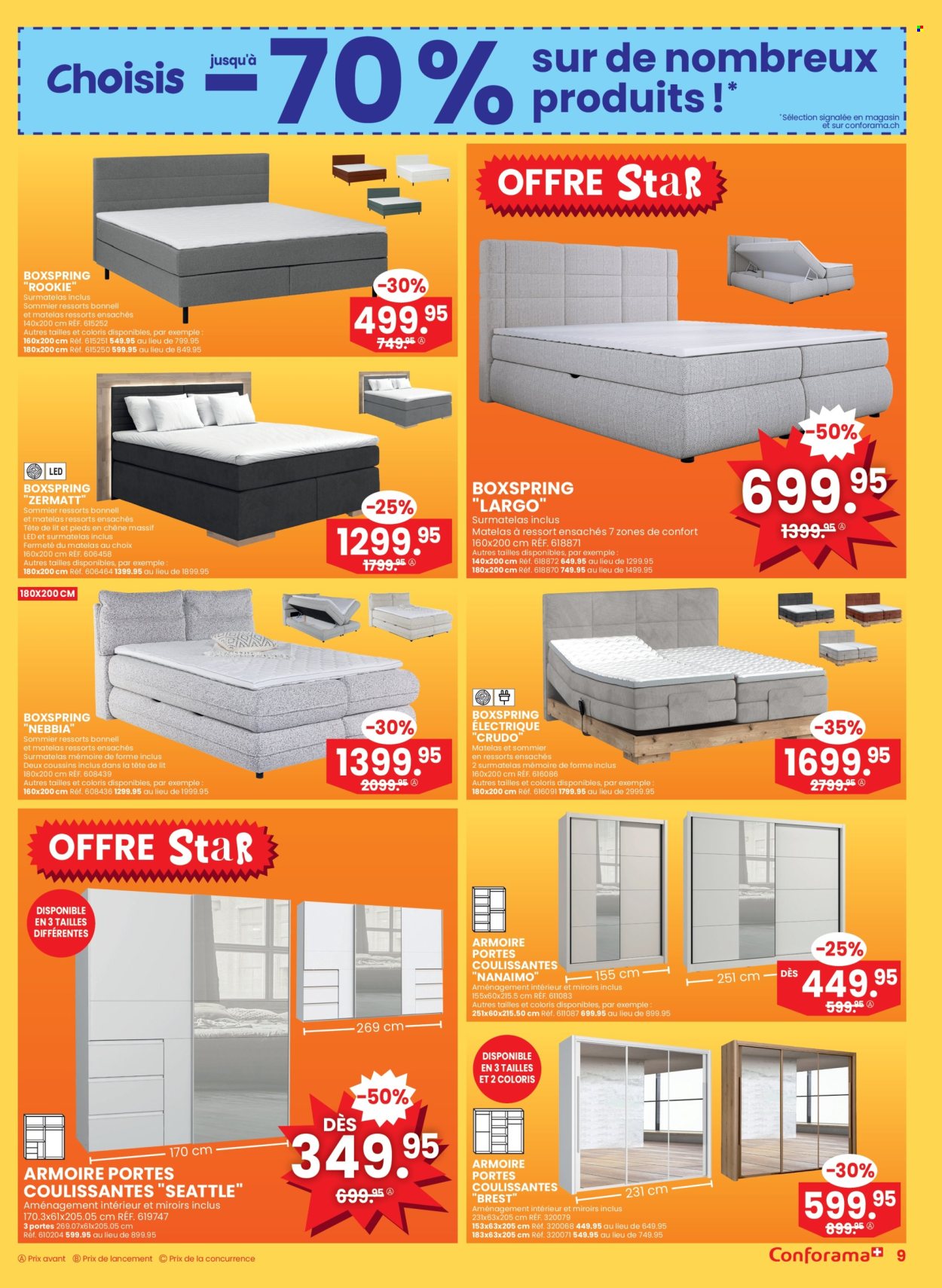 Volantino Conforama - 7.1.2026 - 20.1.2026. Pagina 9. Pagina 9