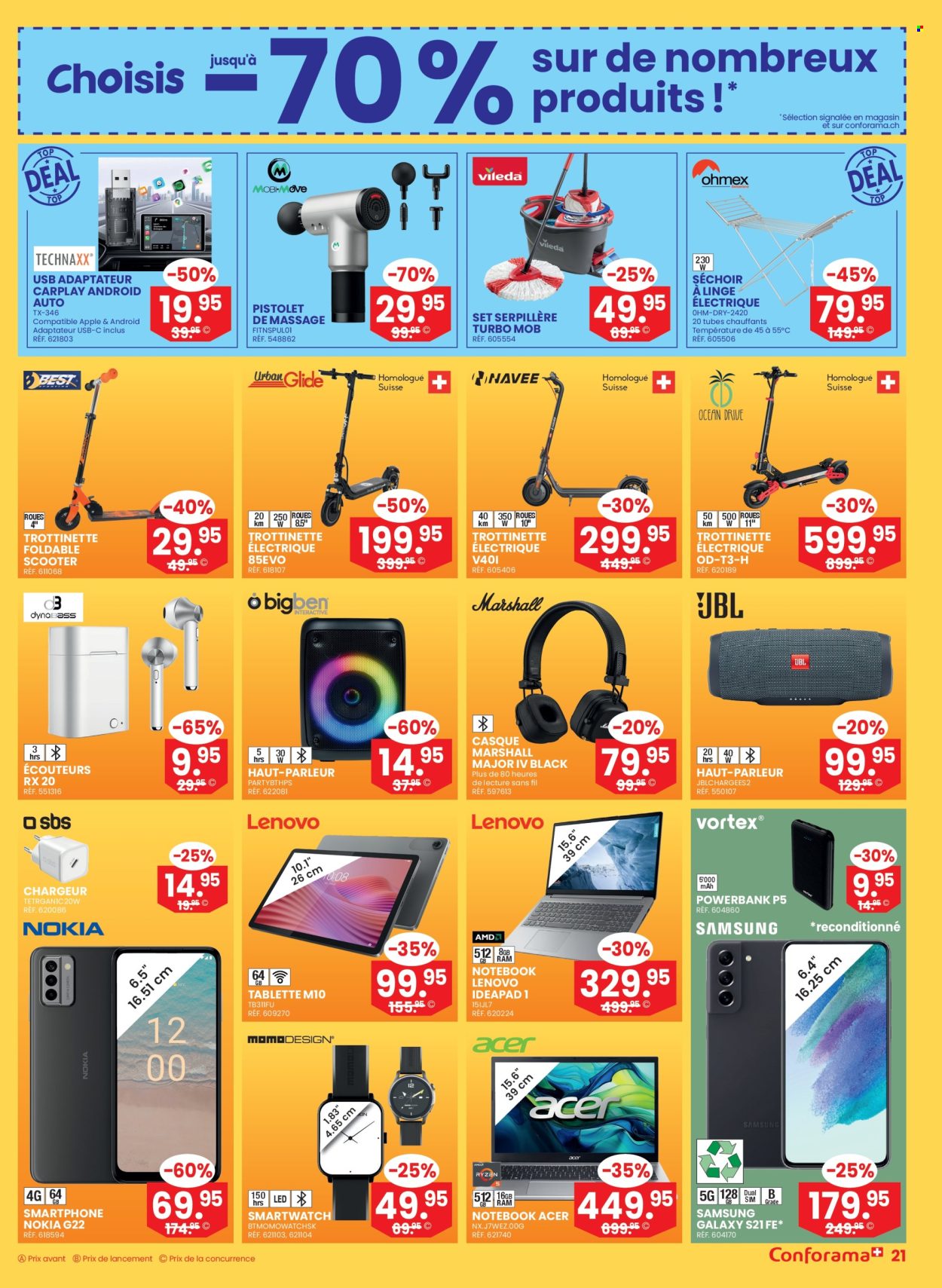 Volantino Conforama - 7.1.2026 - 20.1.2026. Pagina 21. Pagina 21