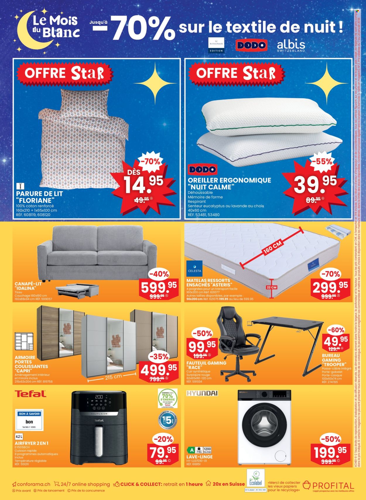 Volantino Conforama - 7.1.2026 - 20.1.2026. Pagina 24. Pagina 24