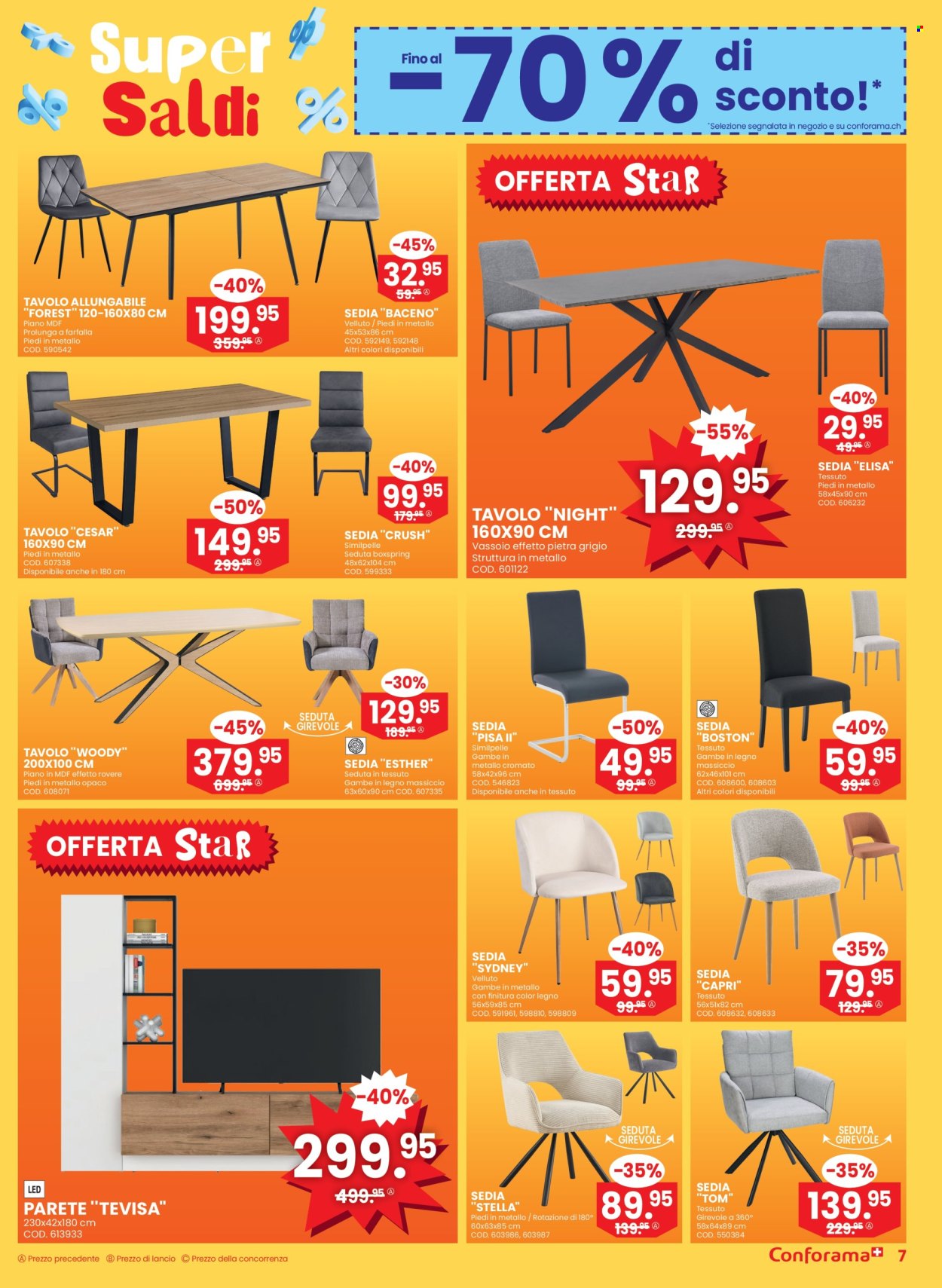 Volantino Conforama - 7.1.2026 - 20.1.2026. Pagina 7. Pagina 7