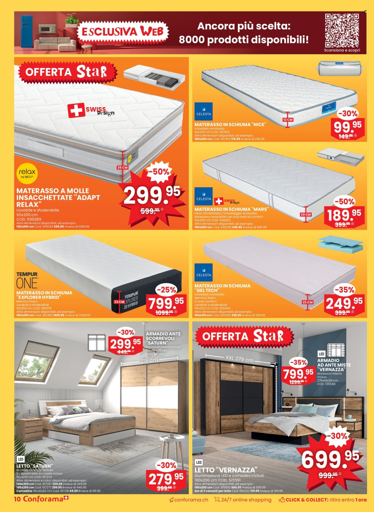 Volantino Conforama - 7.1.2026 - 20.1.2026. Pagina 10. Pagina 10