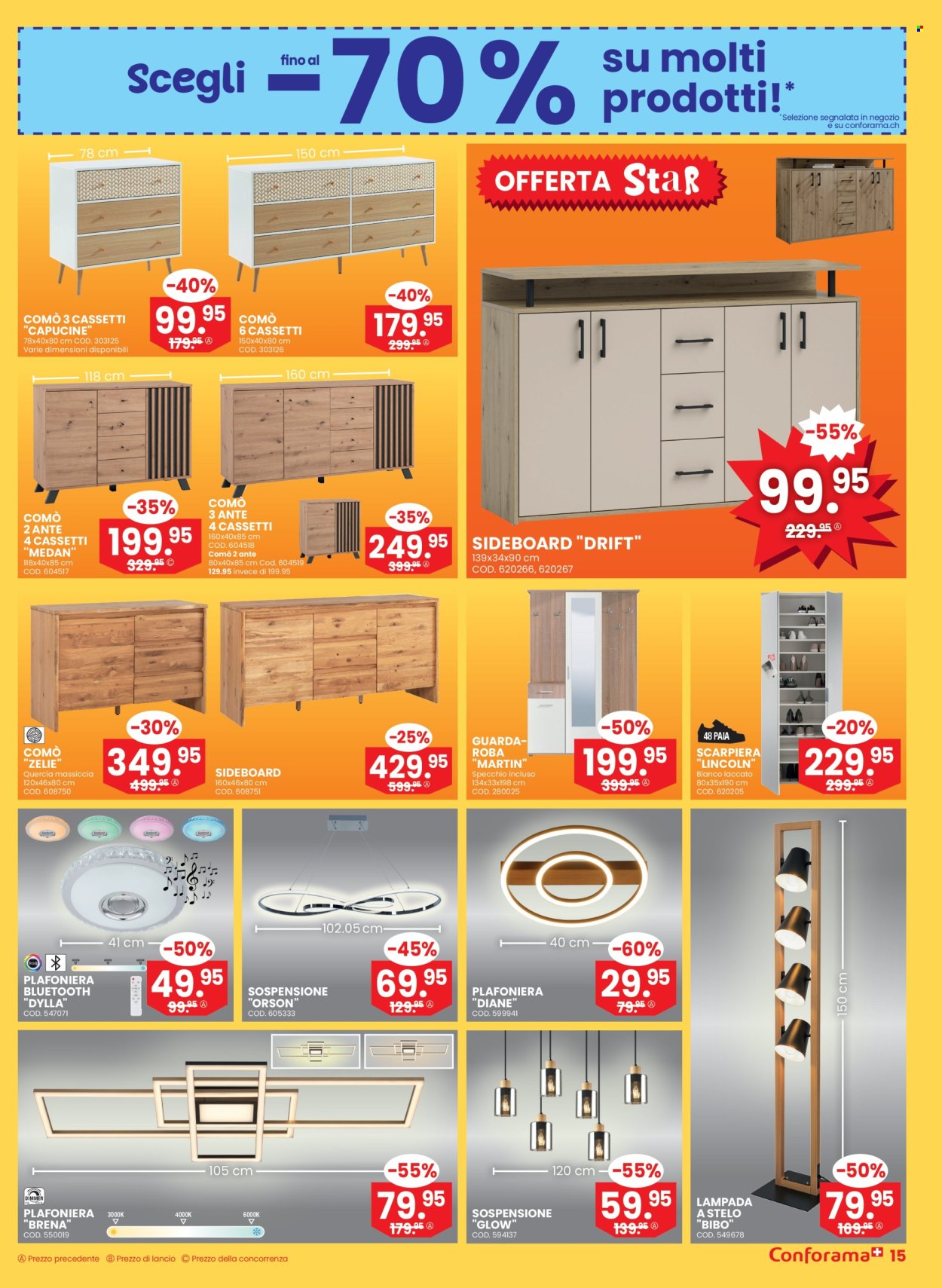 Volantino Conforama - 7.1.2026 - 20.1.2026. Pagina 15. Pagina 15