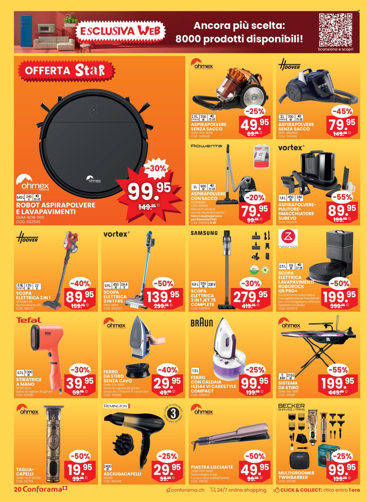 Volantino Conforama - 7.1.2026 - 20.1.2026. Pagina 20. Pagina 20