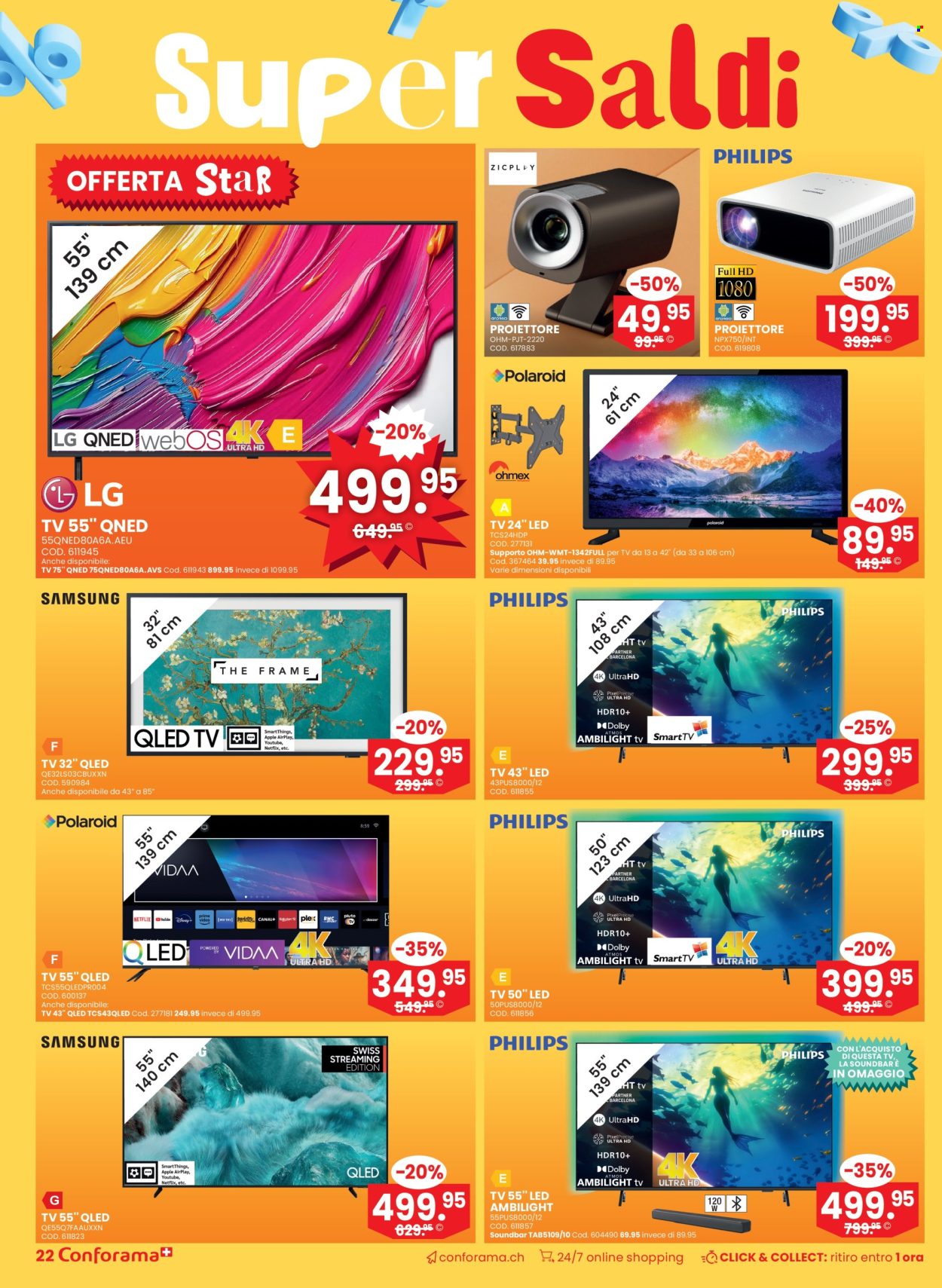 Volantino Conforama - 7.1.2026 - 20.1.2026. Pagina 22. Pagina 22