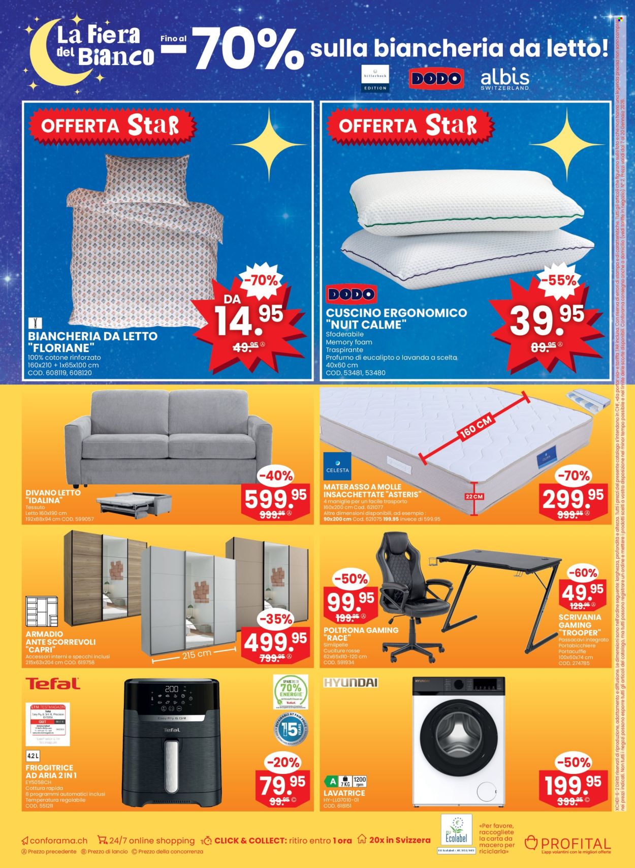 Volantino Conforama - 7.1.2026 - 20.1.2026. Pagina 24. Pagina 24