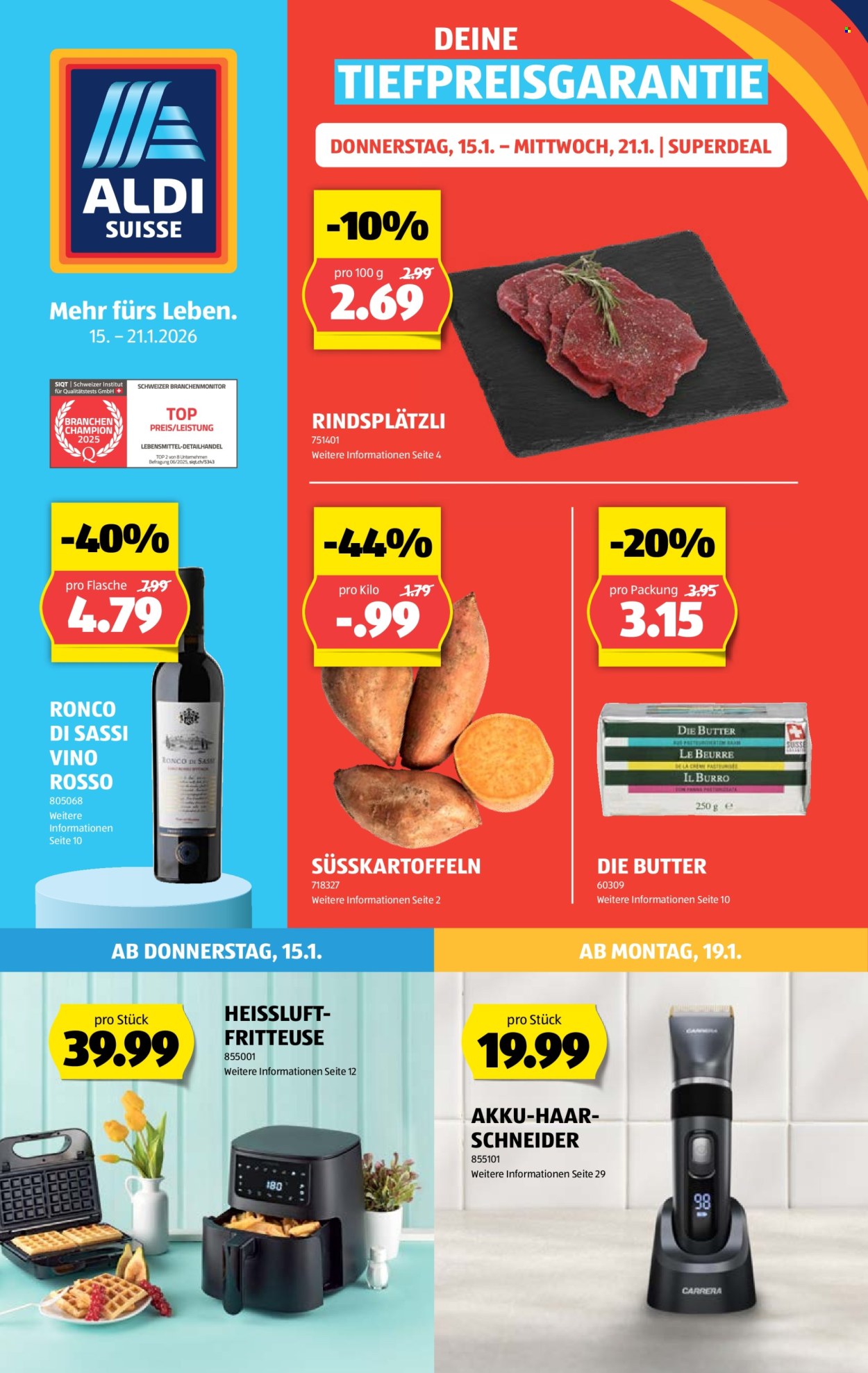 Volantino Aldi - 15.1.2026 - 21.1.2026. Pagina 1. Pagina 1