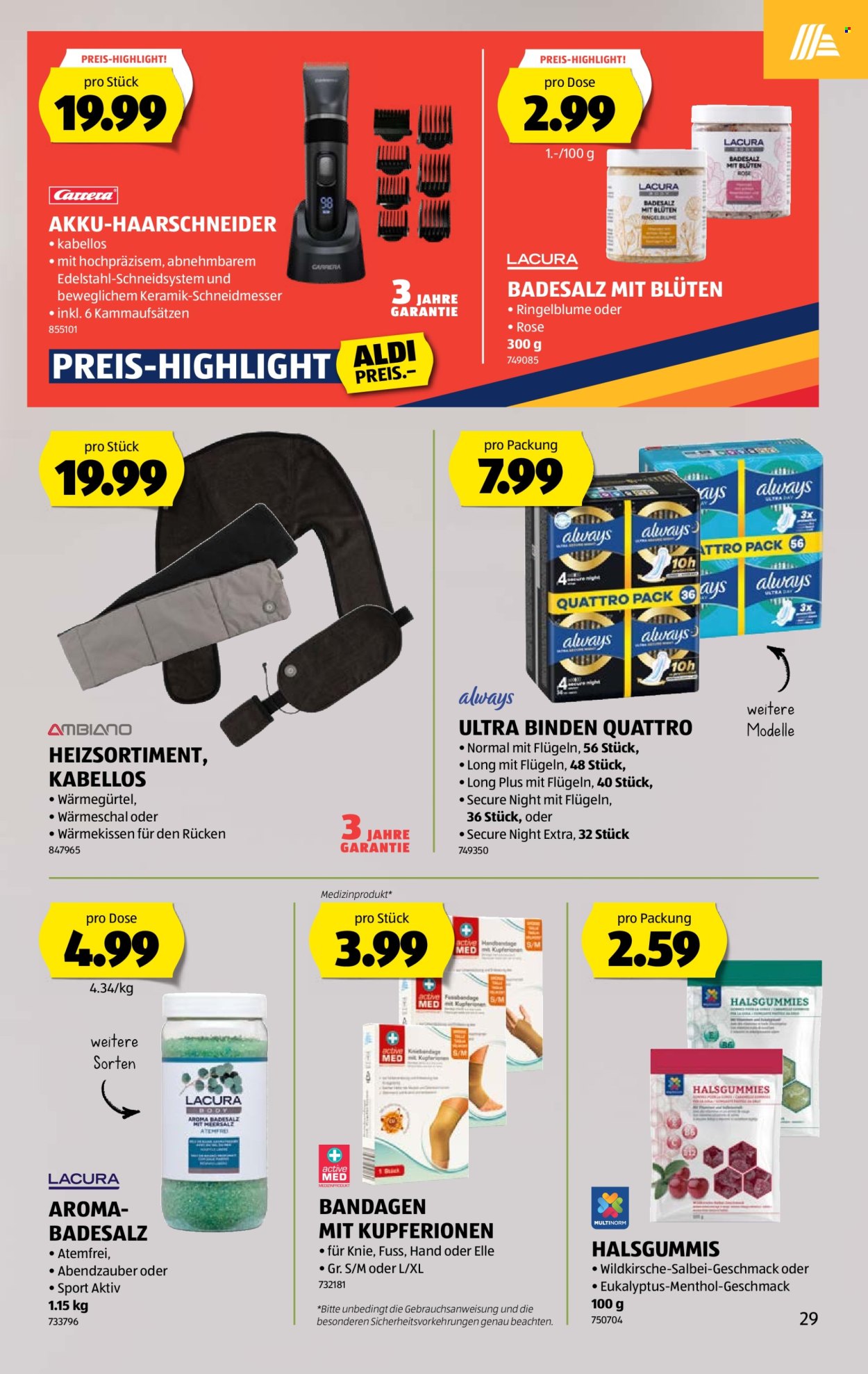 Volantino Aldi - 15.1.2026 - 21.1.2026. Pagina 29. Pagina 29
