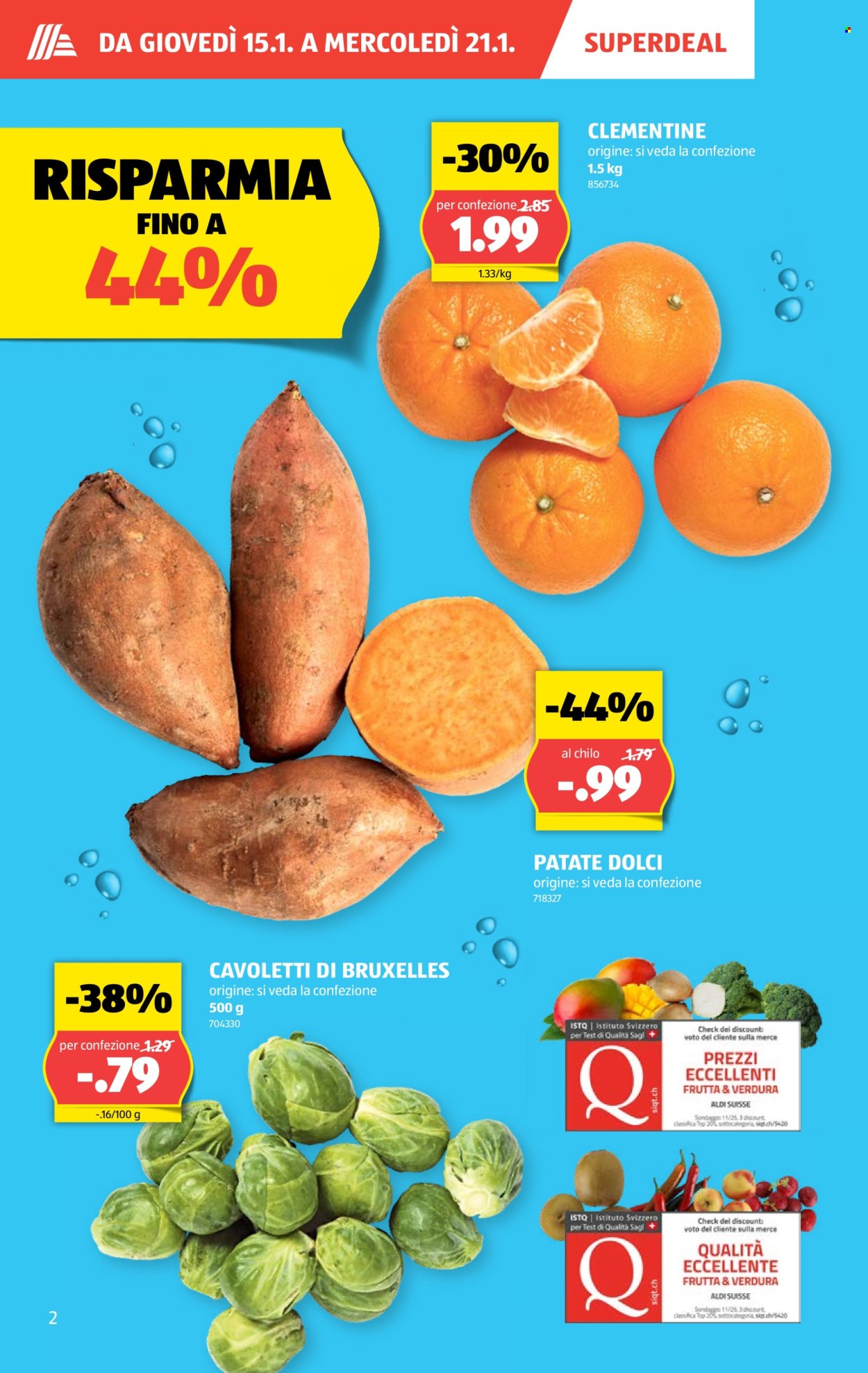 Volantino Aldi - 15.1.2026 - 21.1.2026. Pagina 2. Pagina 2