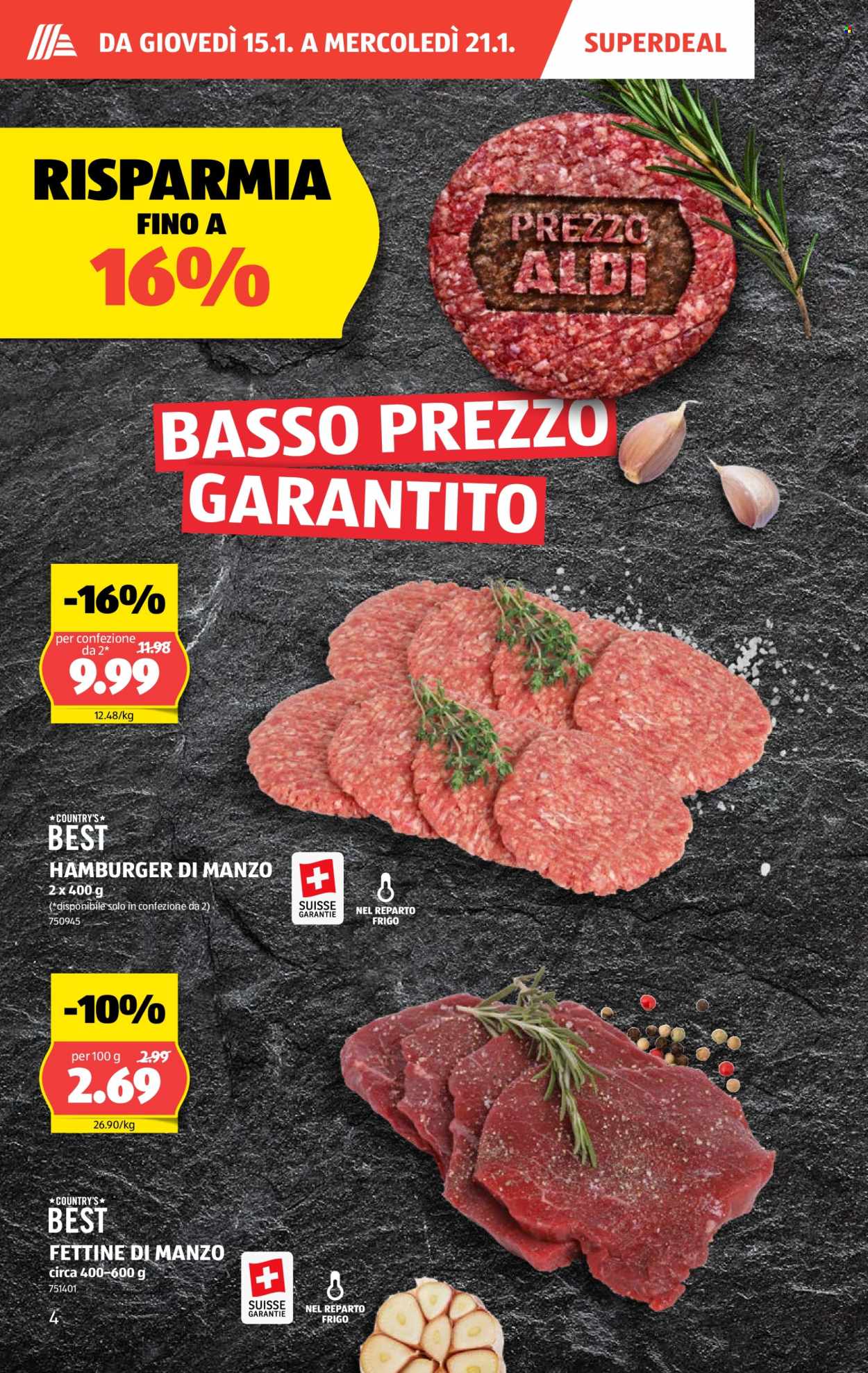 Volantino Aldi - 15.1.2026 - 21.1.2026. Pagina 4. Pagina 4