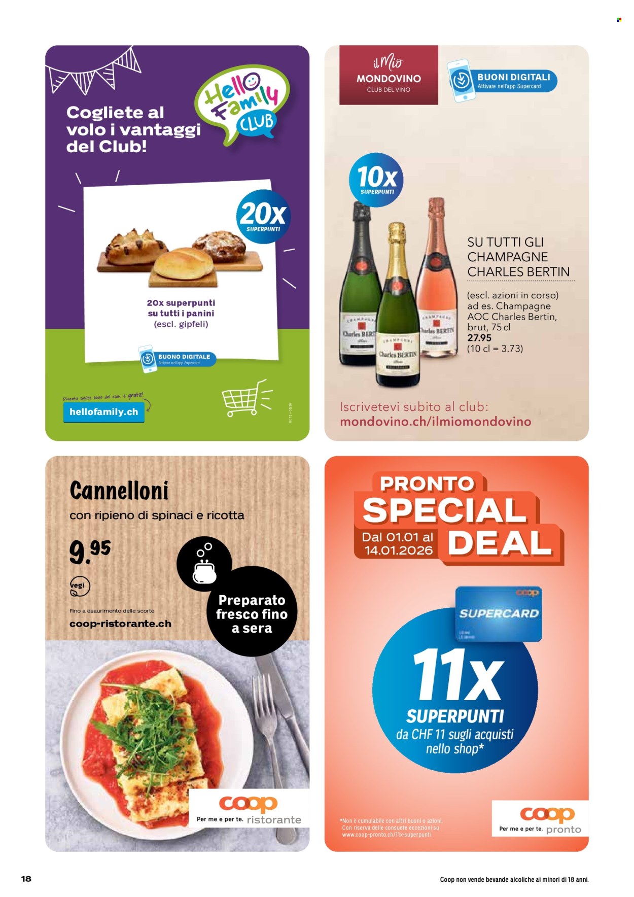 Volantino Coop - 8.1.2026 - 14.1.2026. Pagina 18. Pagina 18