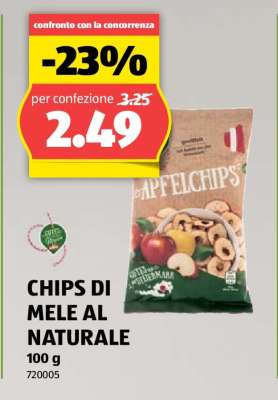CHIPS DI MELE AL NATURALE