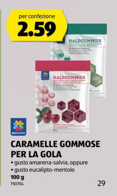 CARAMELLE GOMMOSE PER LA GOLA