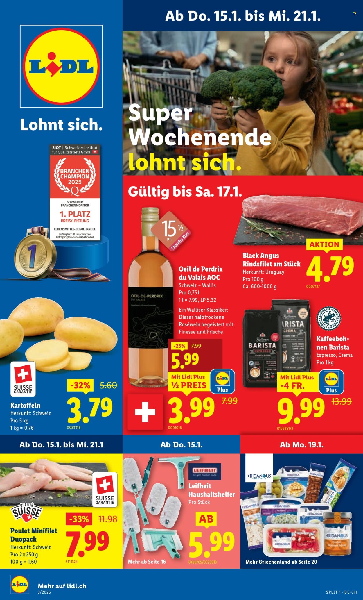 Volantino Lidl - 15.1.2026 - 21.1.2026. Pagina 1. Pagina 1