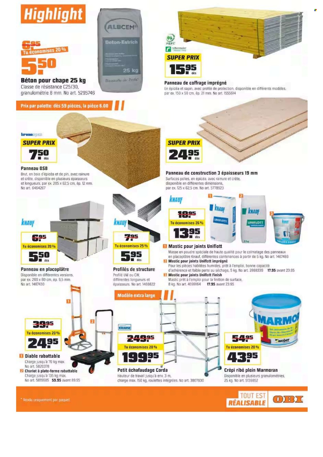 Volantino OBI - 11.1.2026 - 31.1.2026. Pagina 3. Pagina 3