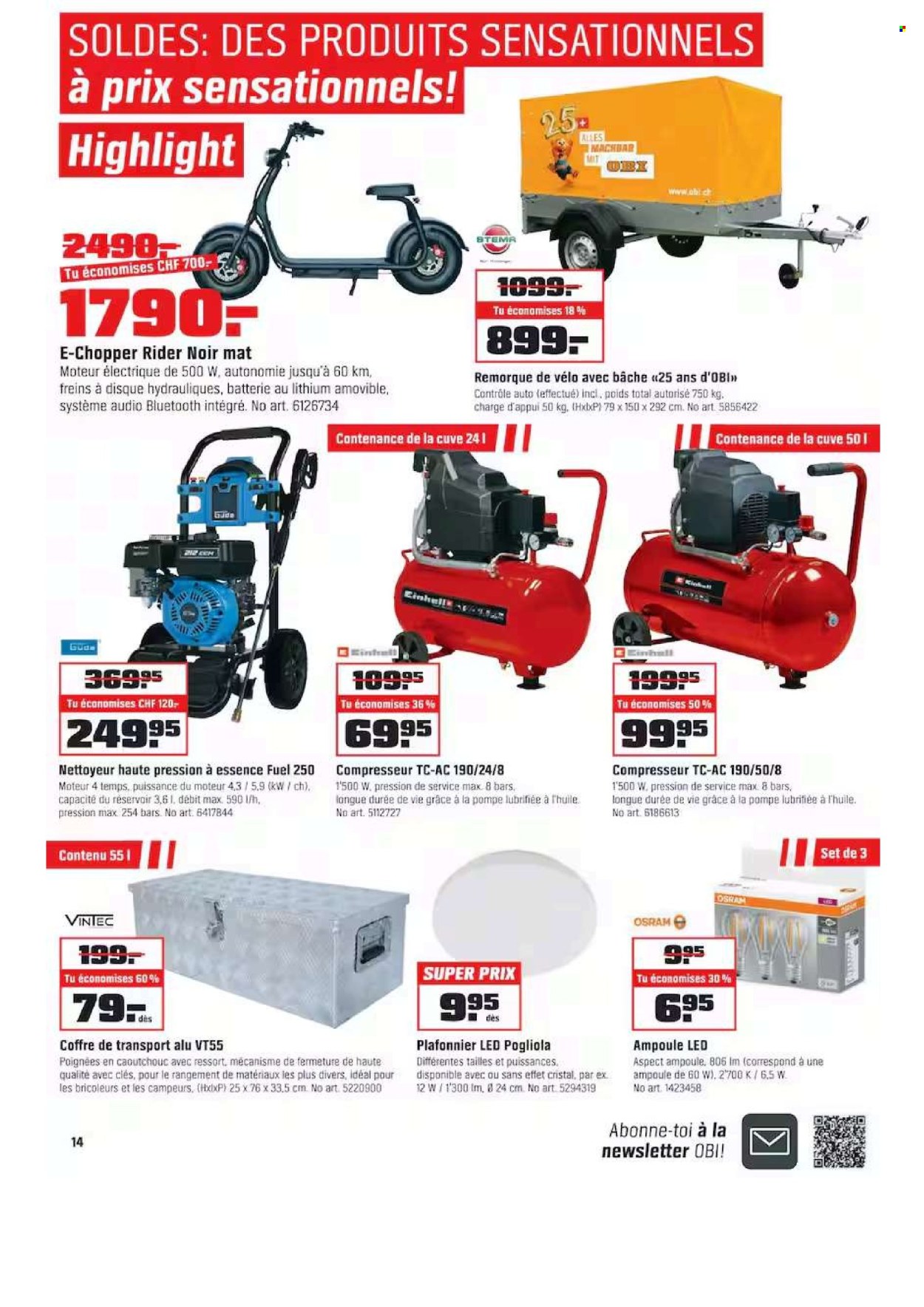 Volantino OBI - 11.1.2026 - 31.1.2026. Pagina 14. Pagina 14