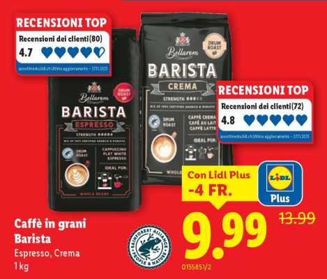 Caffè in grani Barista
