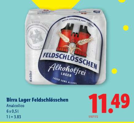 Birra Lager Feldschlösschen
