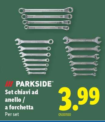 Set chiavi ad anello / a forchetta