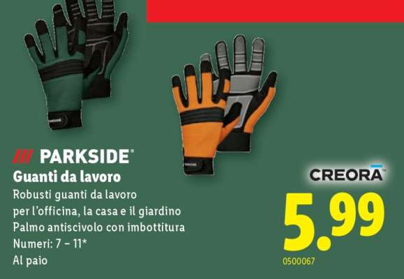 PARKSIDE Guanti da lavoro