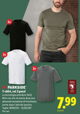 PARKSIDE T-shirt, set 2 pezzi