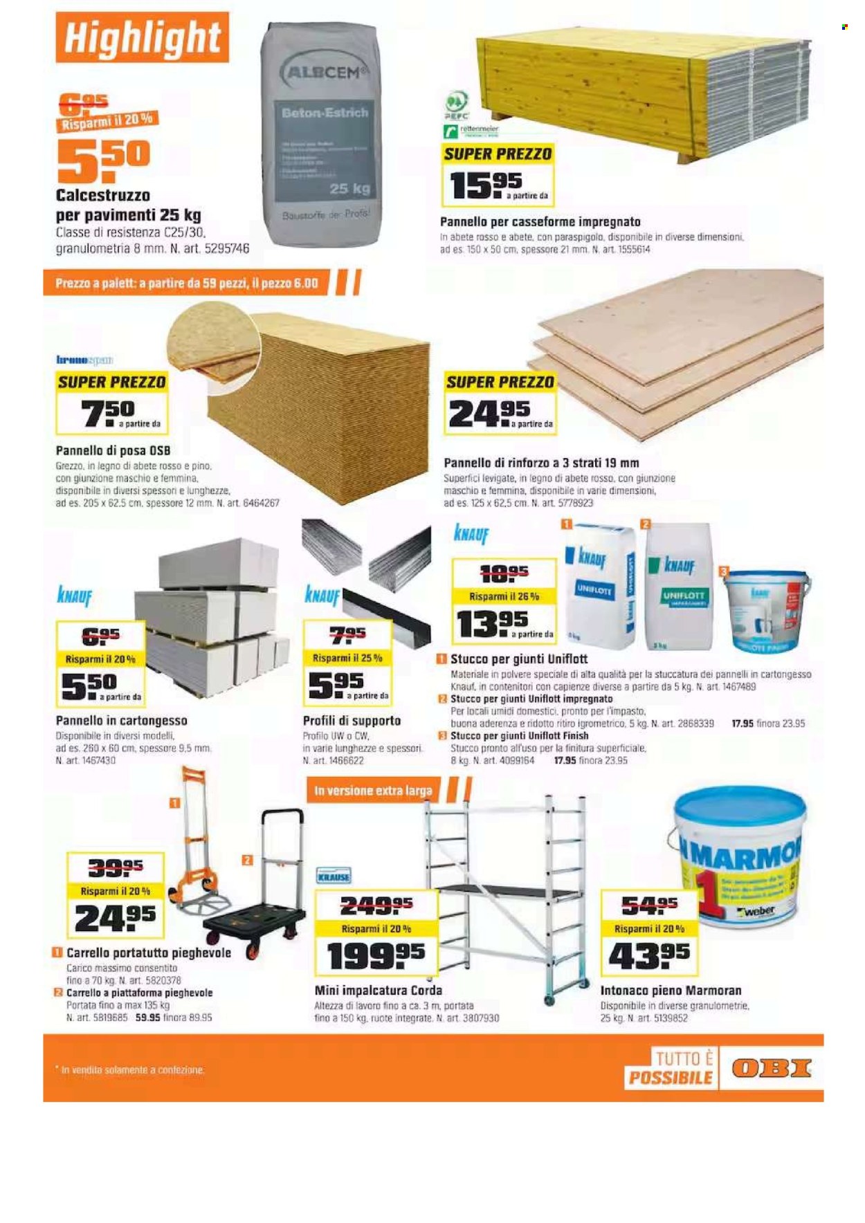 Volantino OBI - 11.1.2026 - 31.1.2026. Pagina 3. Pagina 3