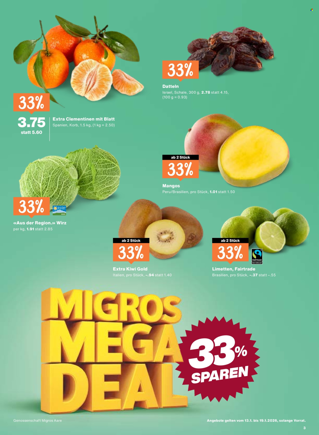 Volantino Migros - 13.1.2026 - 19.1.2026. Pagina 3. Pagina 3