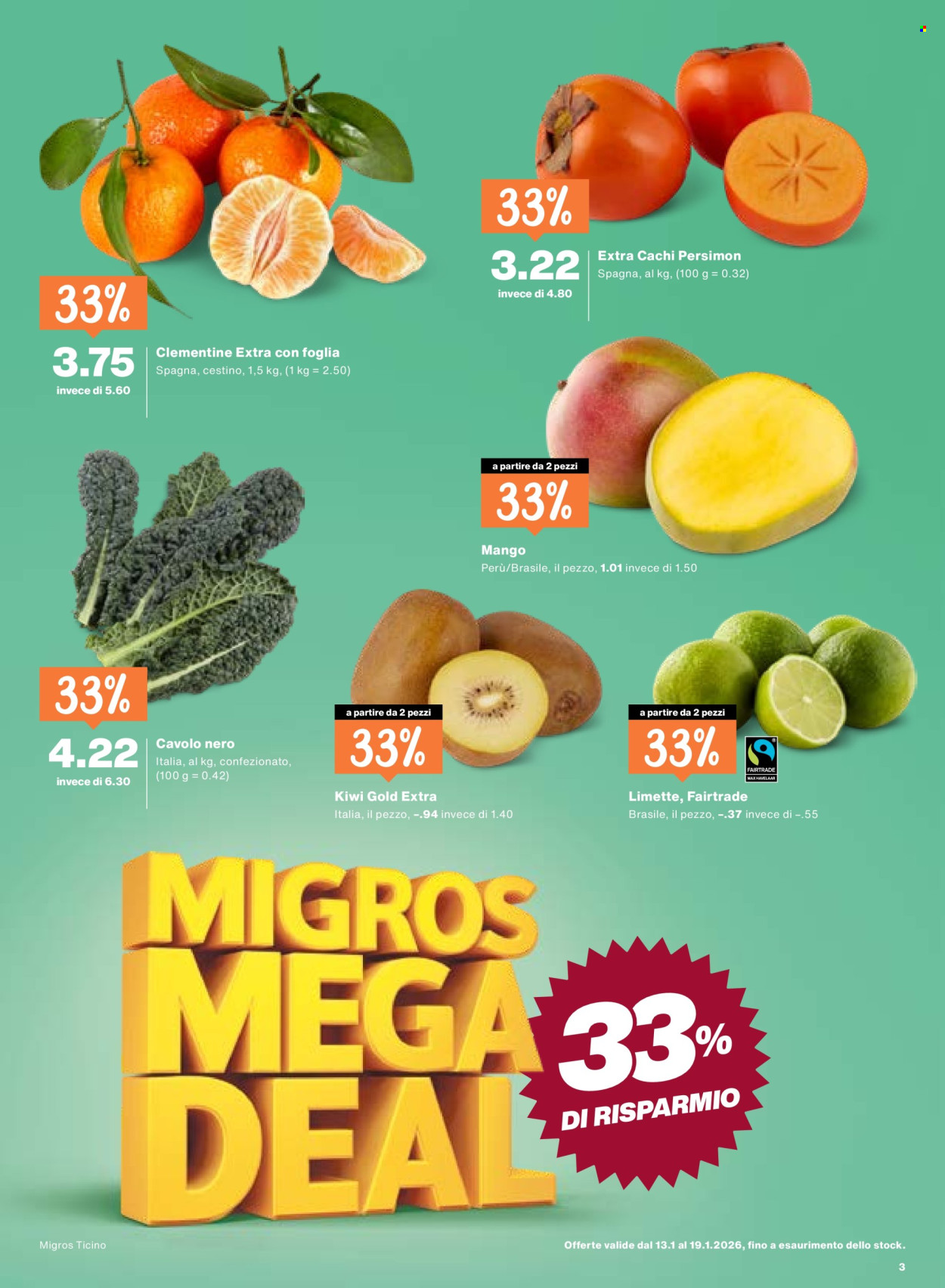 Volantino Migros - 13.1.2026 - 19.1.2026. Pagina 3. Pagina 3