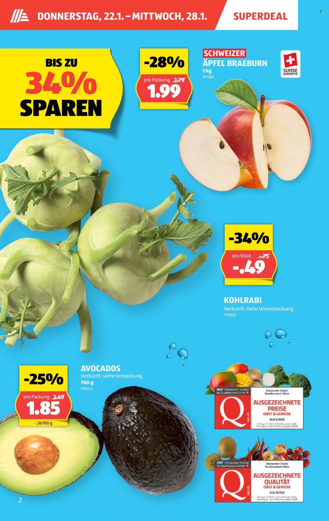 Volantino Aldi - 22.1.2026 - 28.1.2026. Pagina 2. Pagina 2