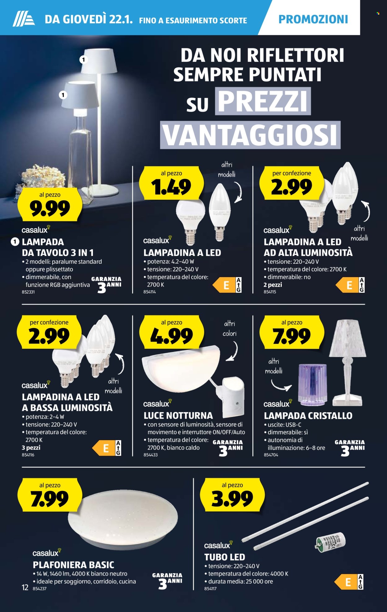 Volantino Aldi - 22.1.2026 - 28.1.2026. Pagina 12. Pagina 12