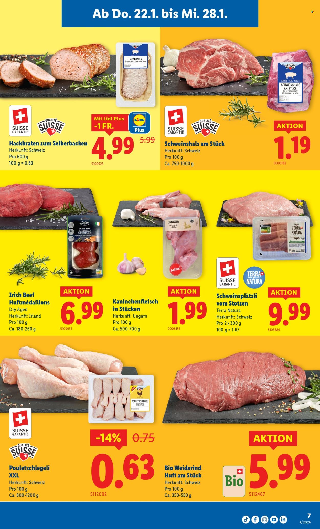 Volantino Lidl - 22.1.2026 - 28.1.2026. Pagina 7. Pagina 7
