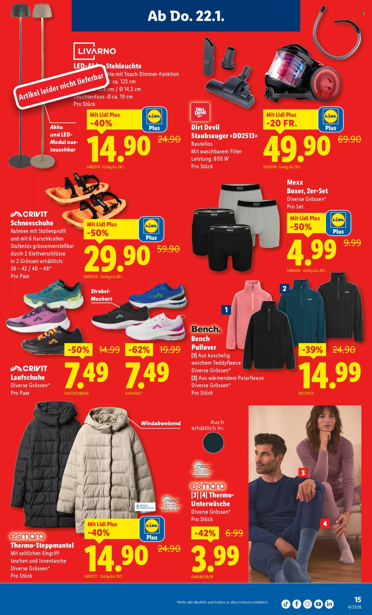 Volantino Lidl - 22.1.2026 - 28.1.2026. Pagina 15. Pagina 15