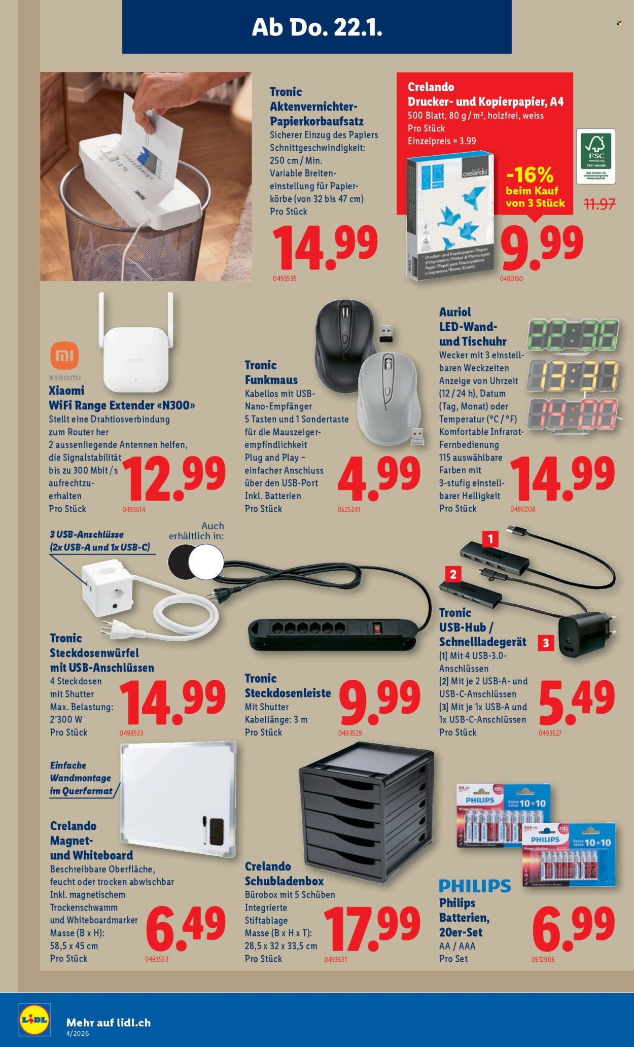 Volantino Lidl - 22.1.2026 - 28.1.2026. Pagina 16. Pagina 16