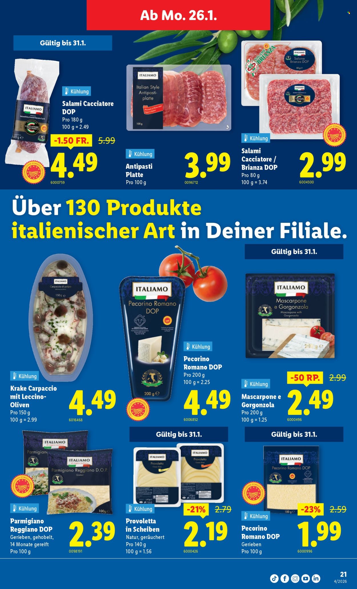 Volantino Lidl - 22.1.2026 - 28.1.2026. Pagina 21. Pagina 21
