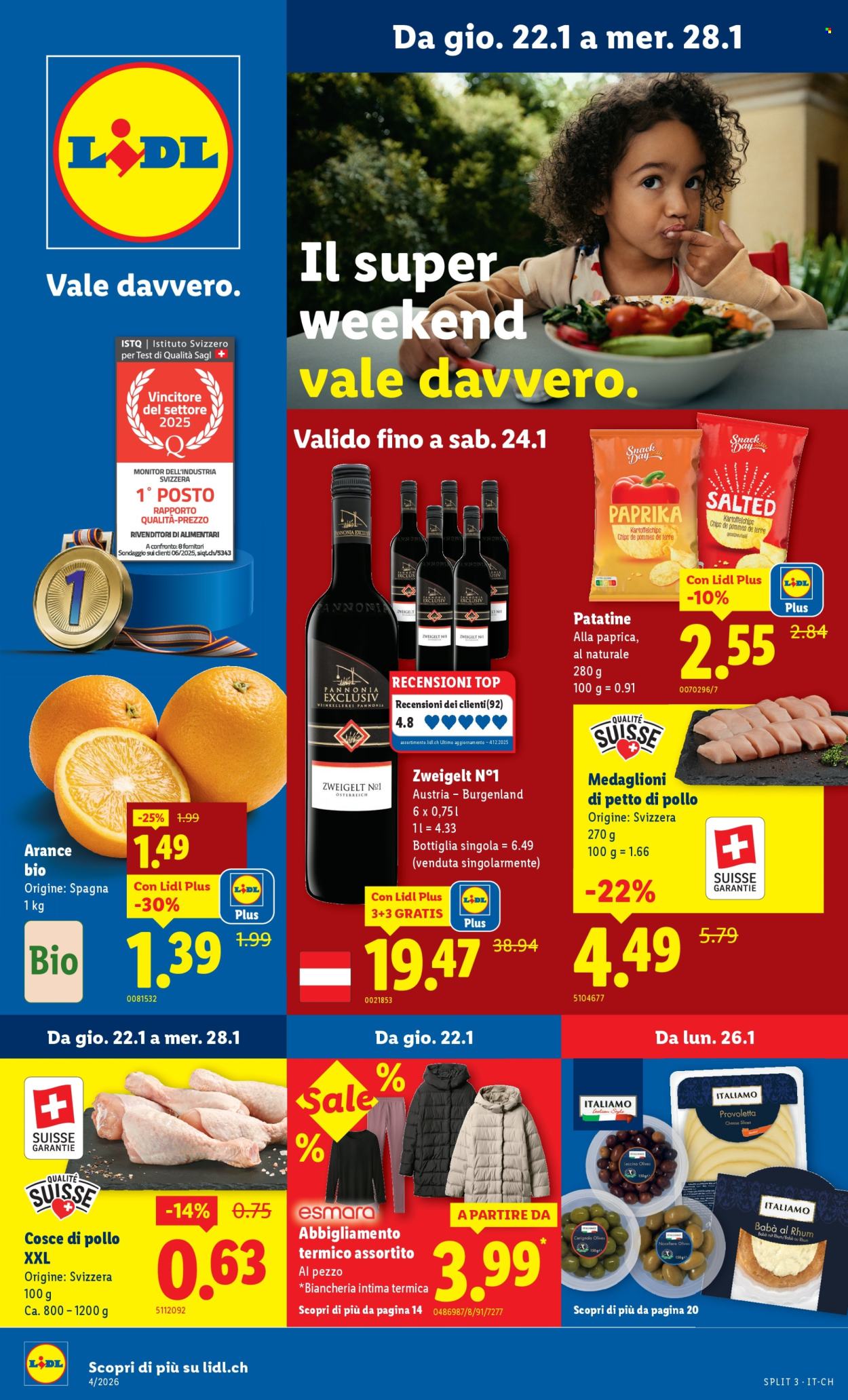 Volantino Lidl - 22.1.2026 - 28.1.2026. Pagina 1. Pagina 1