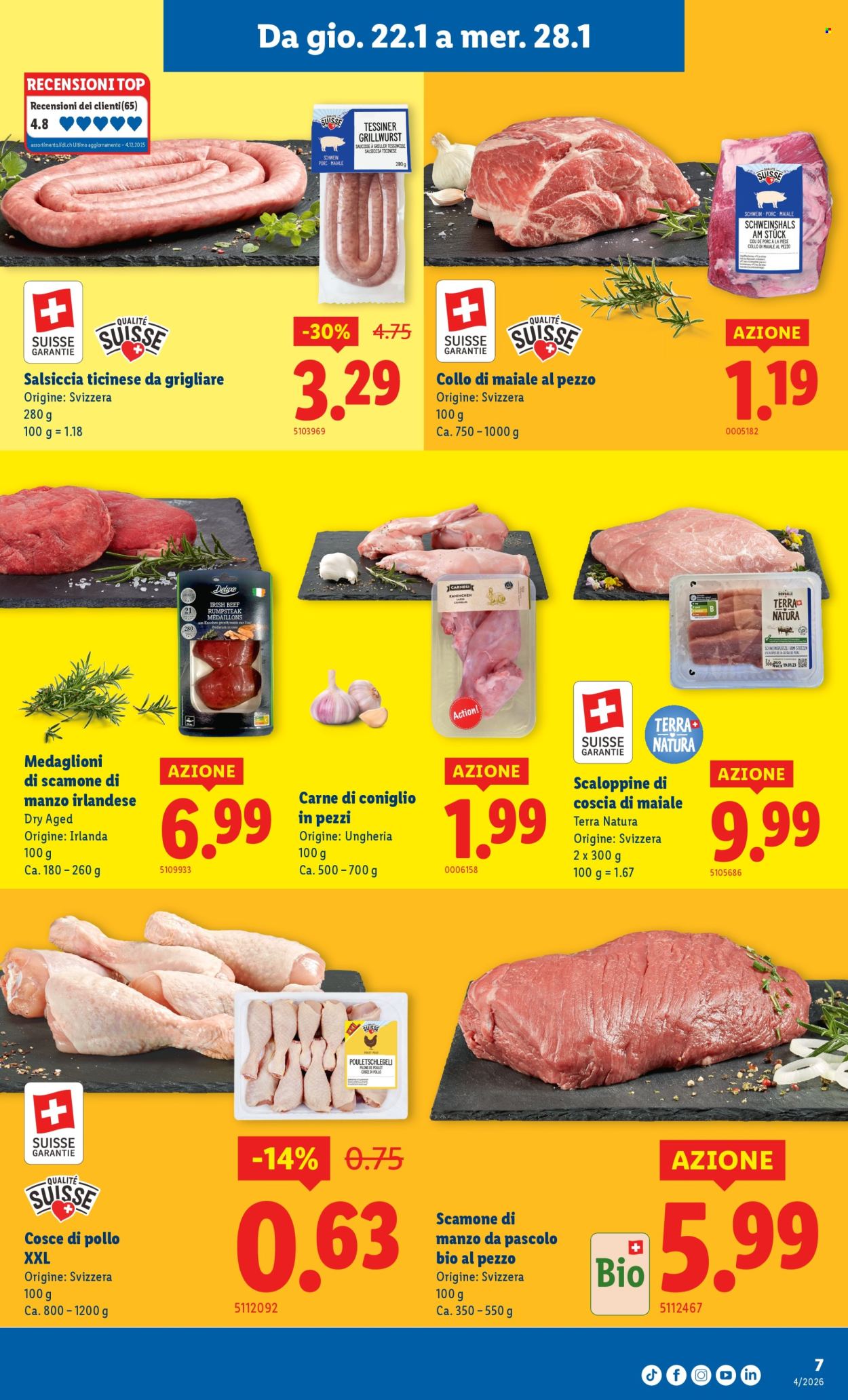 Volantino Lidl - 22.1.2026 - 28.1.2026. Pagina 7. Pagina 7