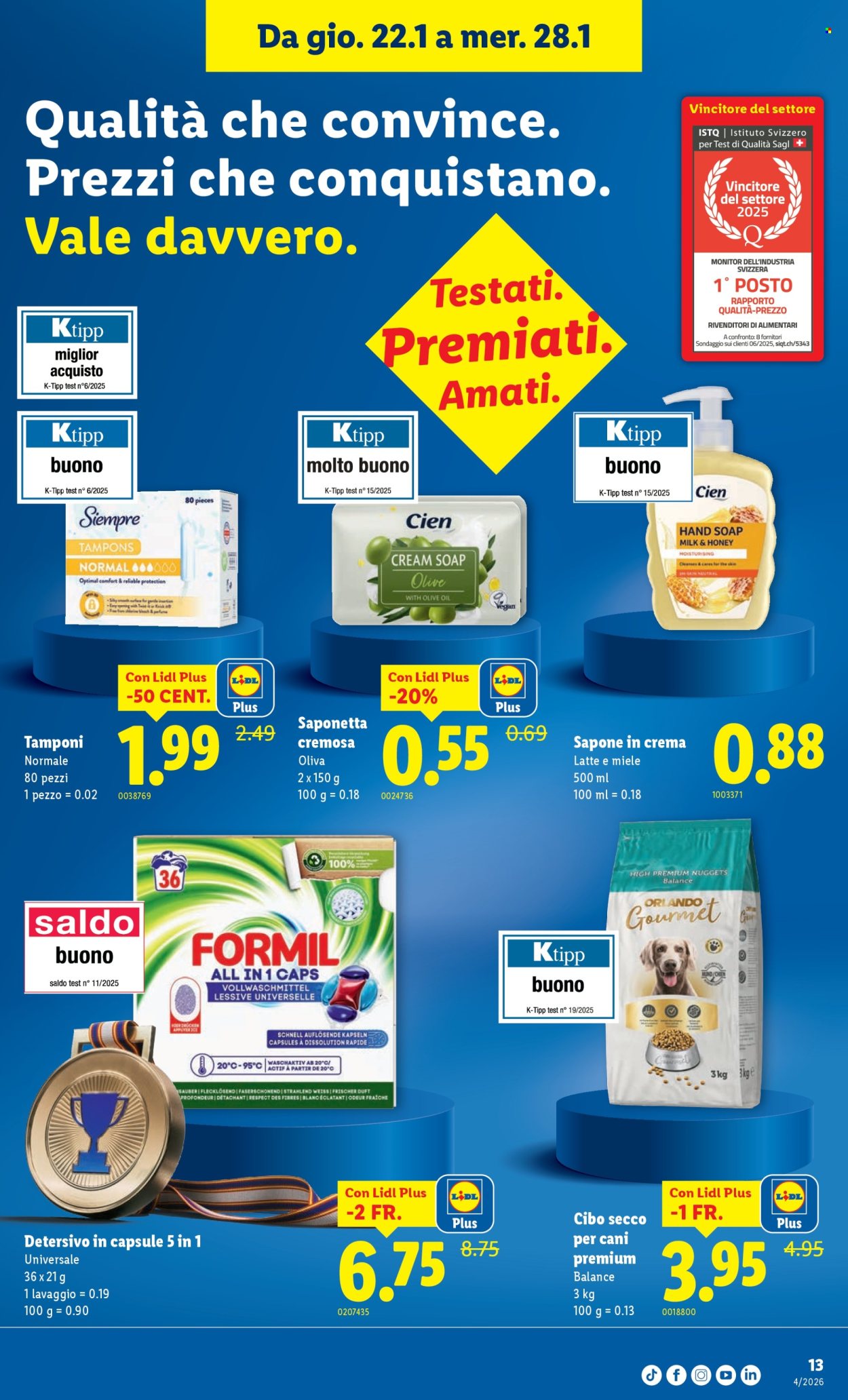 Volantino Lidl - 22.1.2026 - 28.1.2026. Pagina 13. Pagina 13