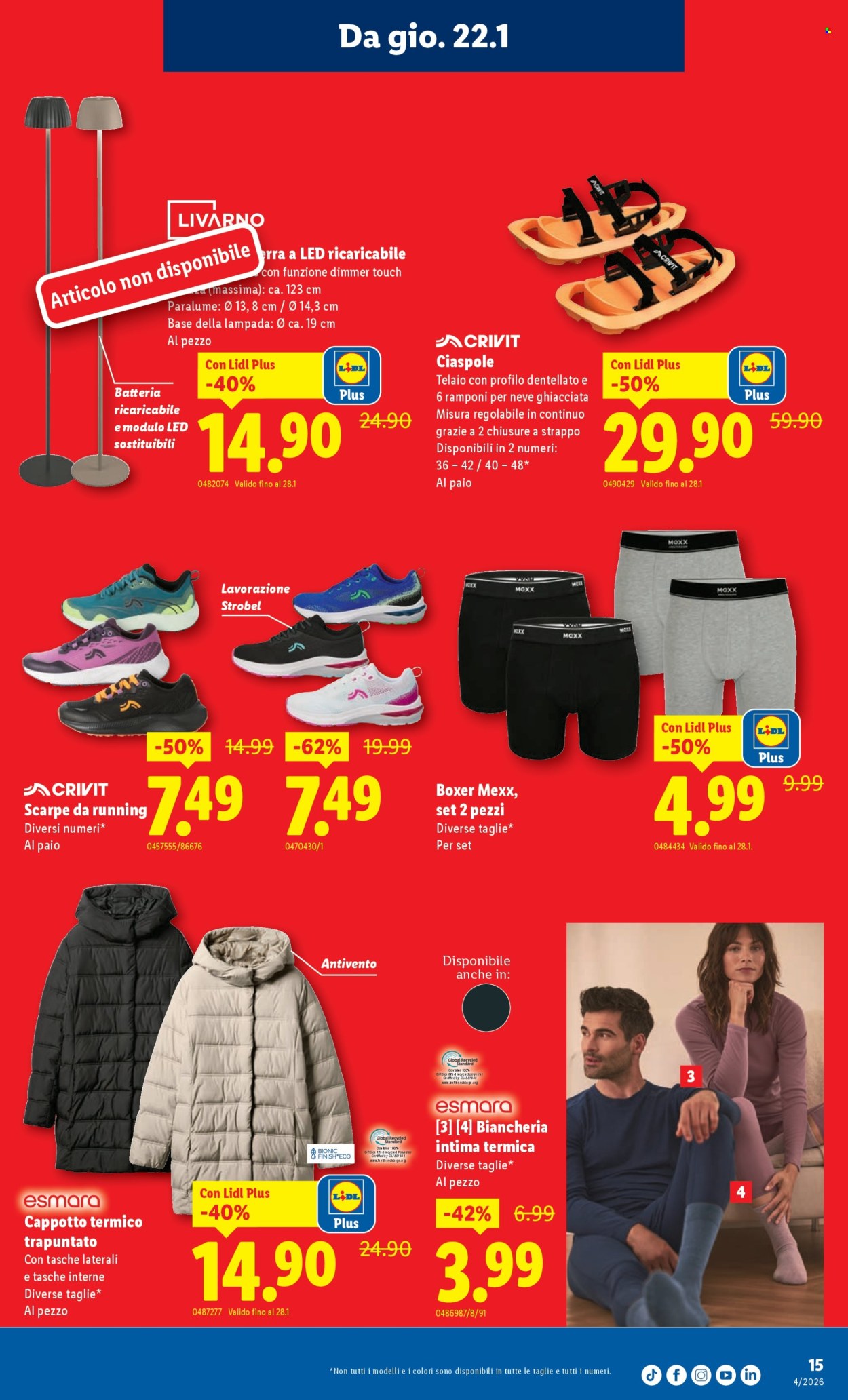 Volantino Lidl - 22.1.2026 - 28.1.2026. Pagina 15. Pagina 15