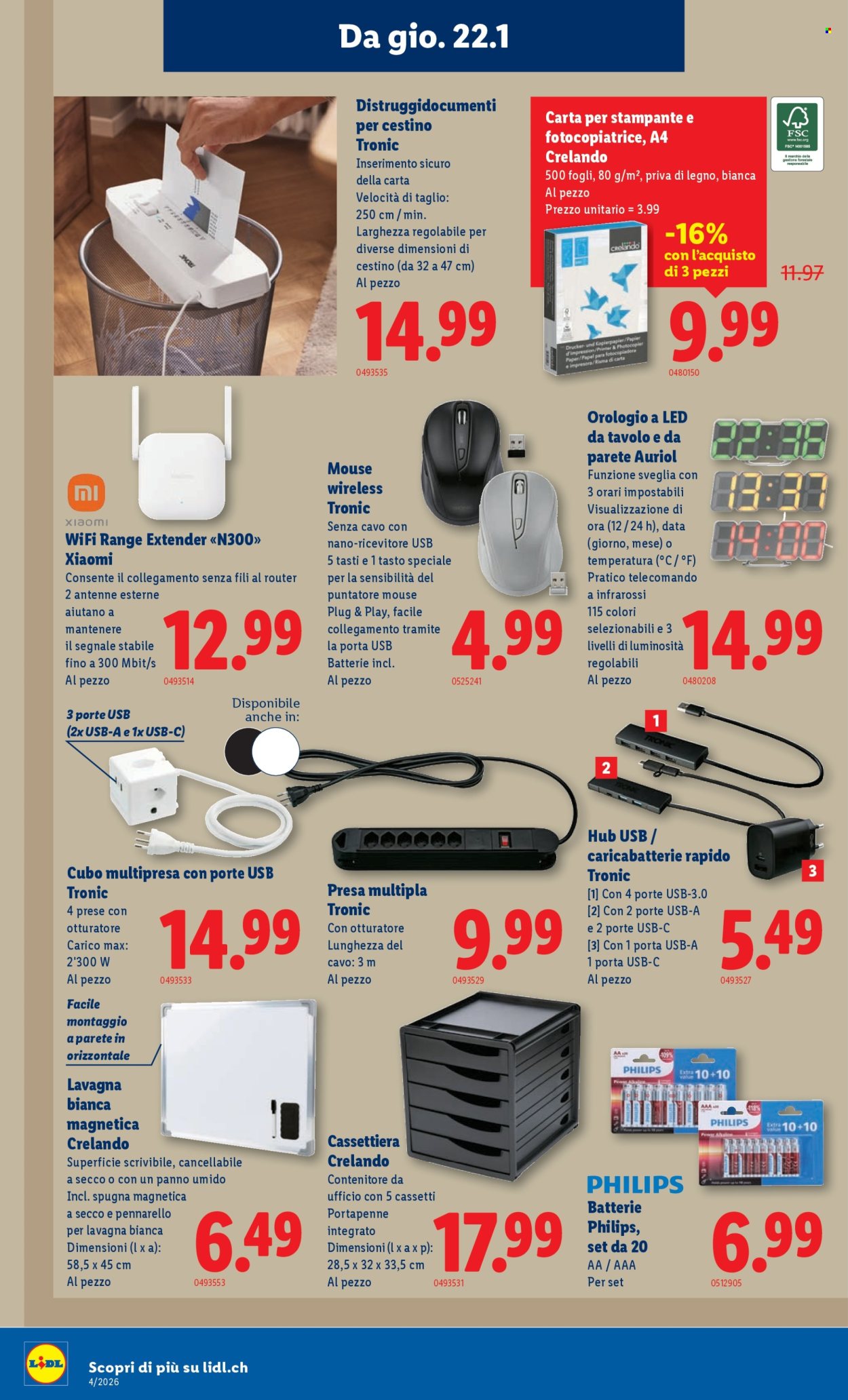 Volantino Lidl - 22.1.2026 - 28.1.2026. Pagina 16. Pagina 16