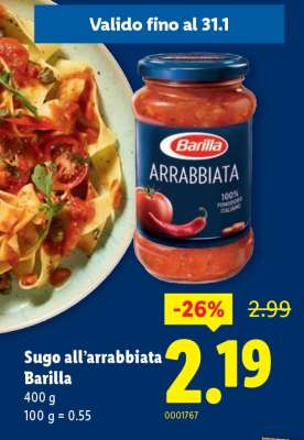 Sugo all’arrabbiata Barilla