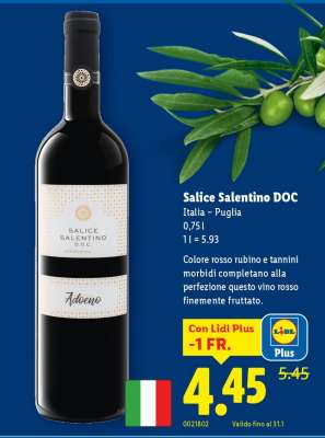 Salice Salentino DOC​
