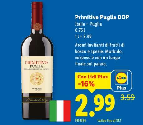 Primitivo Puglia DOP