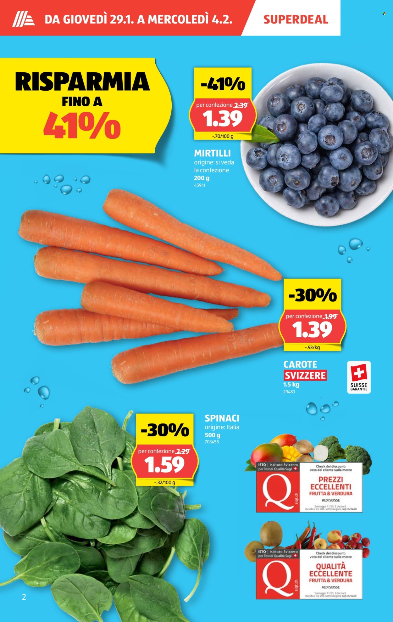 Volantino Aldi - 29.1.2026 - 4.2.2026. Pagina 2. Pagina 2