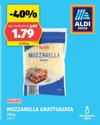 MILSANI MOZZARELLA GRATTUGIATA