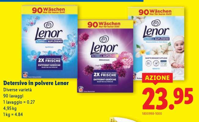 Detersivo in polvere Lenor