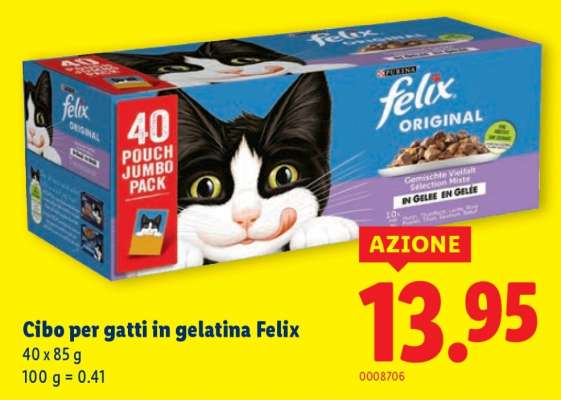 Cibo per gatti in gelatina Felix