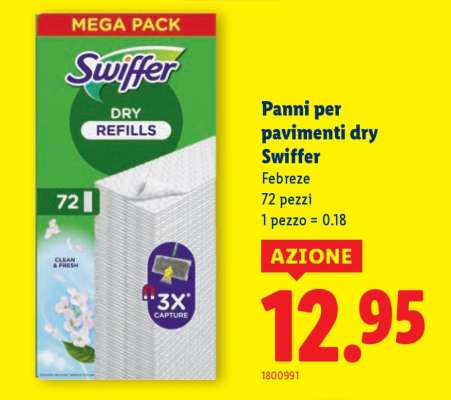 Panni per pavimenti dry Swiffer