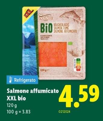 Salmone affumicato XXL bio