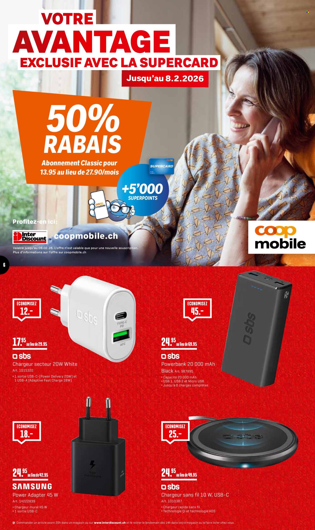 Volantino Interdiscount - 26.1.2026 - 8.2.2026. Pagina 6. Pagina 6